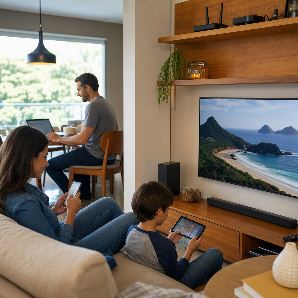 1 Giga faz diferença ou é exagero para casa pequena?