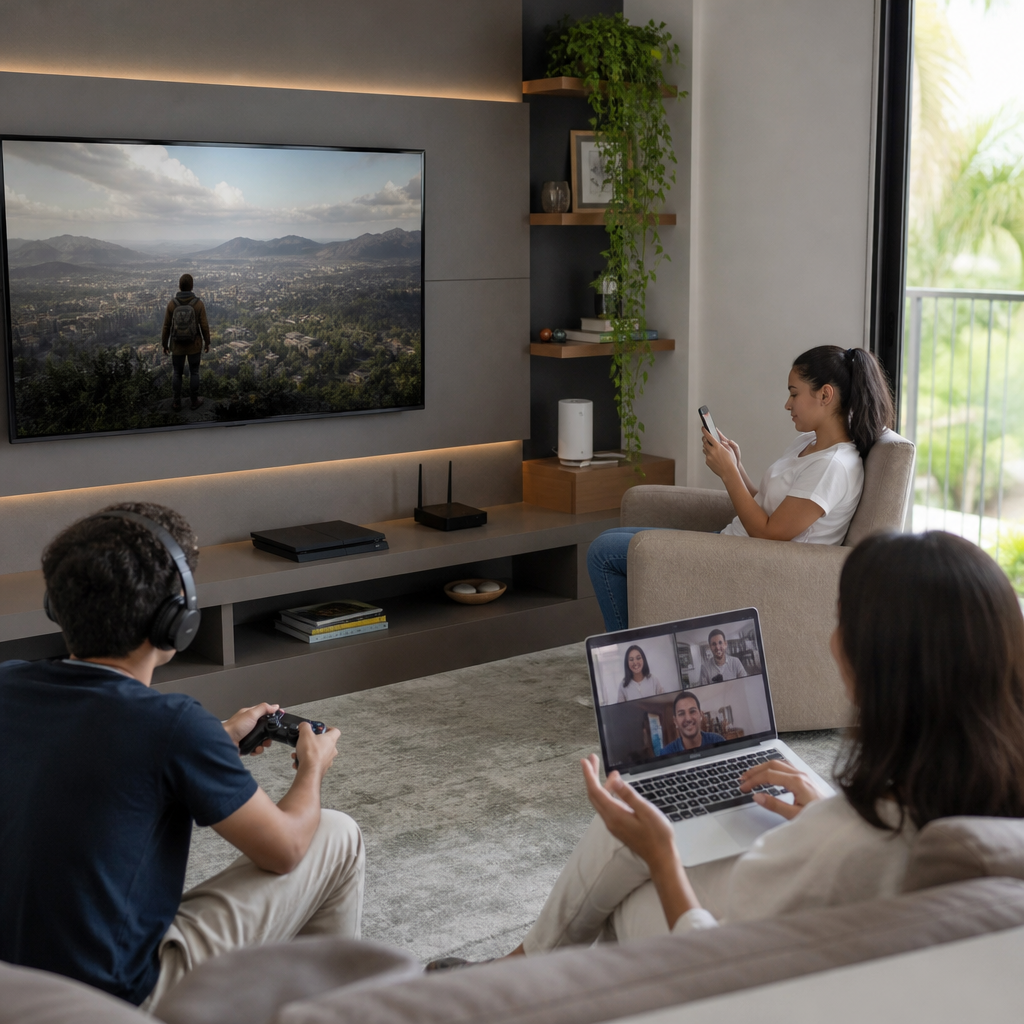 Quantos dispositivos sua internet aguenta antes de engasgar?