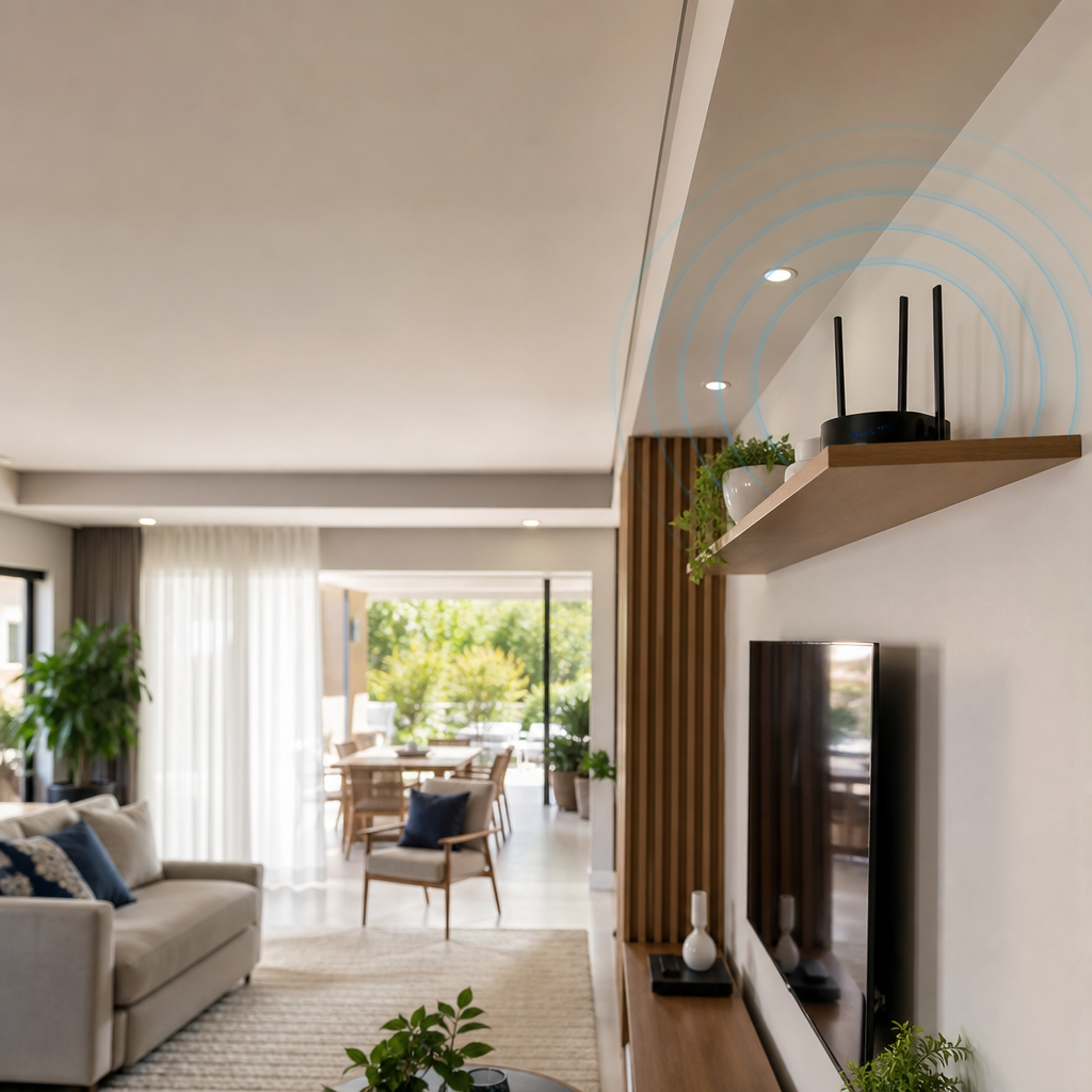 Wi-Fi no teto ou na parede? O lugar do roteador muda tudo