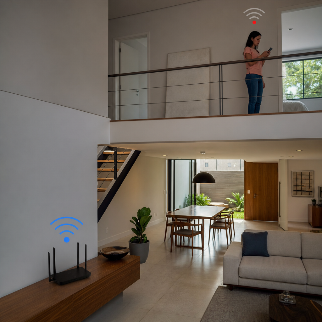 Wi-Fi ruim no sobrado? O que muda do térreo ao andar de cima